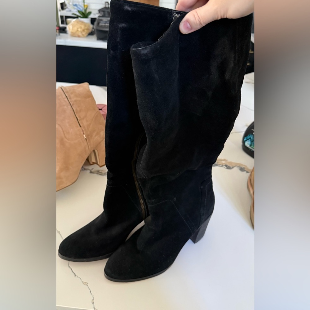 Splendid Black Suede Women's Boots